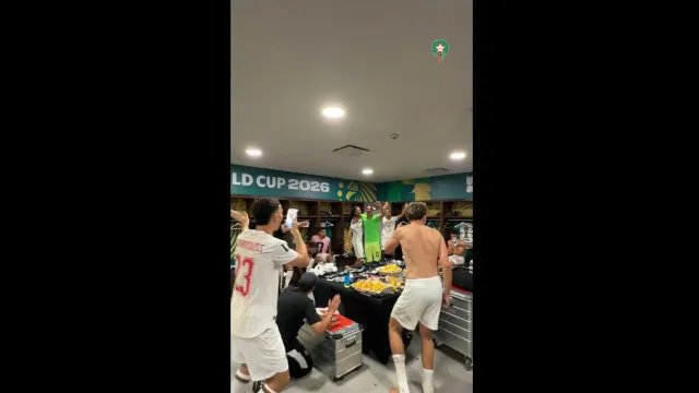 Festa total no balneário: Assim celebrou Marrocos a passagem aos oitavos