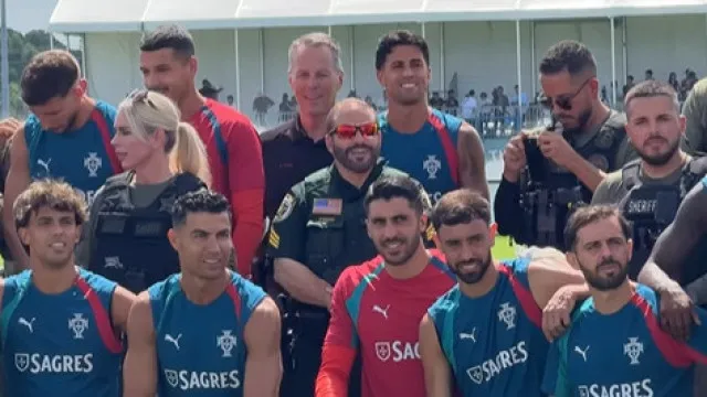 
                    Seleção nacional disse adeus a Palm Beach e teve companhia especial
                