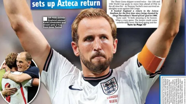 
                    Lá fora: Harry 'King' salva Inglaterra e Espanha sem medo
                