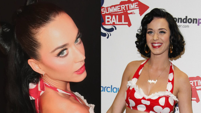 Katy Perry usa look que vestiu há 17 anos (e está em leilão)