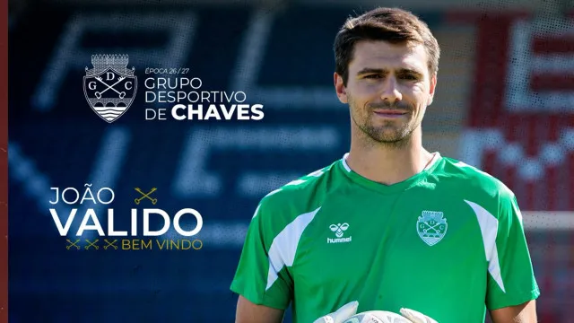 Oficial: Guarda-redes João Valido reforça plantel do Desportivo de Chaves