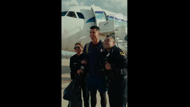 Seleção em Dallas. Até os polícias tiraram fotos com Cristiano Ronaldo