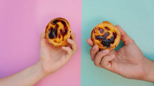 
                    Aqui estão os 12 melhores pastéis de nata de Lisboa. Já provou todos?
                