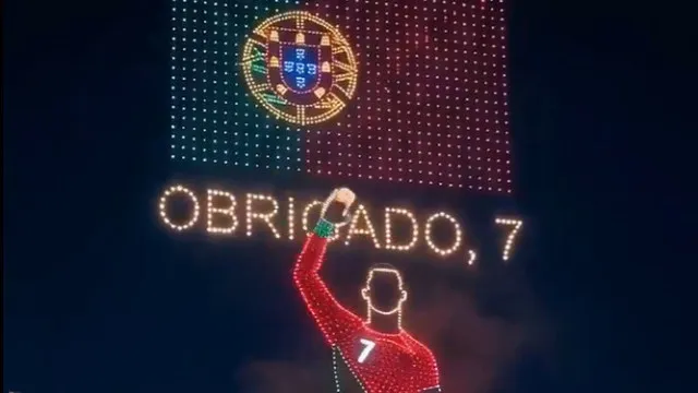 Show de drones para CR7 na Madeira? Vídeo já é viral, mas não é real