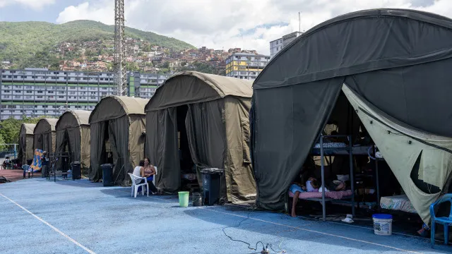 In Venezuela, nearly 14,600 people are housed in temporary camps following earthquakes