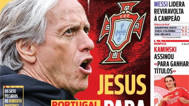 Por cá: Jesus para fechar, reforço no Sporting e assédio a Diogo Costa