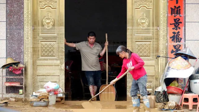 
                    China. Sobe para 39 número de mortos nas cheias provocadas por tempestade
                