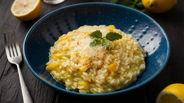 EsqueÃ§a a limonada! Se a vida lhe der limÃµes, faÃ§a um risoto como este
