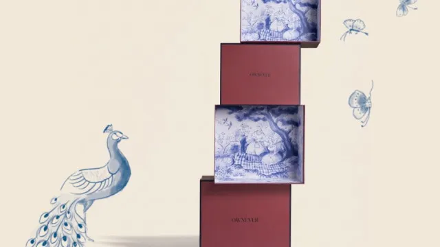 Ownever cria embalagem de luxo  inspirada em azulejos para as suas malas