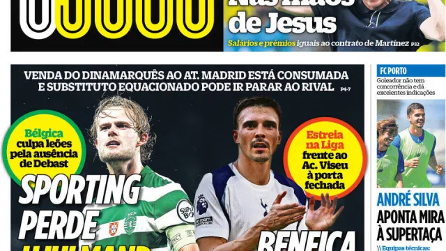 
                    Por cá: Marco Silva quer velho conhecido e Jesus conta com Ronaldo
                