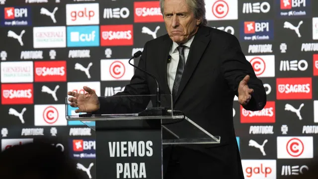 As imagens da apresentação de Jorge Jesus como selecionador nacional