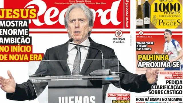 Por cá: Arábia chama por Pote. Jesus, o treinador do povo
