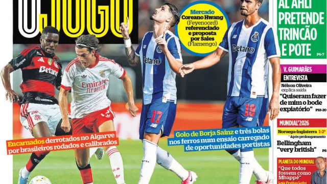 
                    Por cá: Benfica e FC Porto tropeçam. Mais saídas no Sporting
                