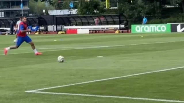 Contou ou não? Remate de Lucas Hernández no treino está a dar que falar