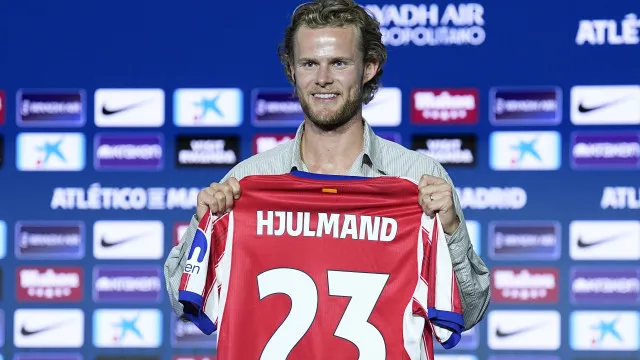 
                    Hjulmand apresentado no Atlético de Madrid: 