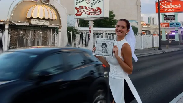 JÃºlia Palha casa-se em Las Vegas. As imagens
