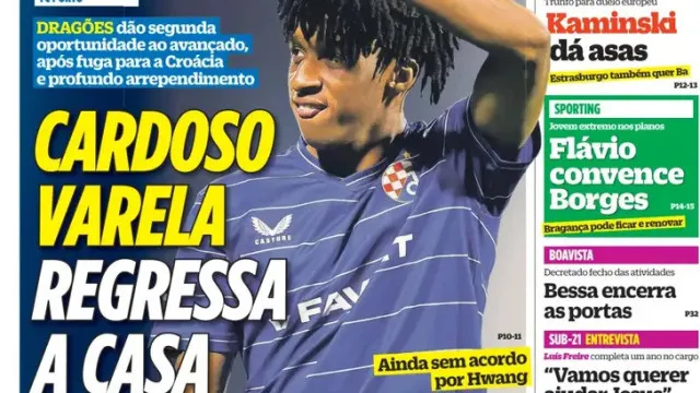 
                    Por cá: Sporting agarra-se ao 