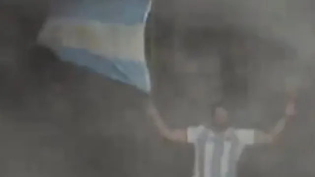 Ver para crer. Vitória da Argentina festejou-se até... na Antártida