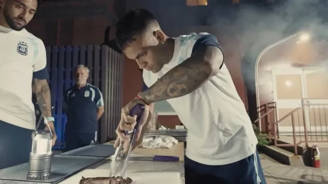 Não podia faltar. O churrasco final (e grandioso) da Argentina no Mundial