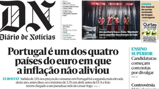 Hoje Ã© notÃcia: InflaÃ§Ã£o nÃ£o aliviou; Mata herÃ³i do INEM e mantÃ©m carta