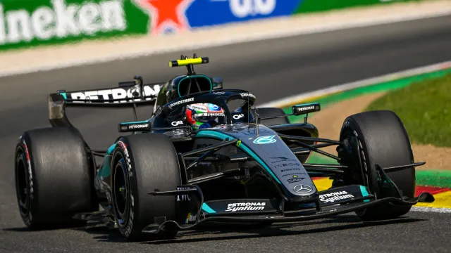 Antonelli controlou para ganhar. As incidÃªncias do GP da BÃ©lgica