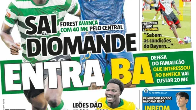 Por cá: Rui Costa anuncia mexidas e carrossel em Alvalade