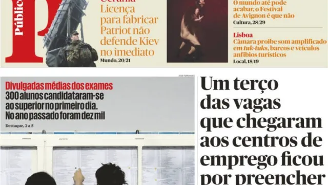
                    Hoje é notícia: 1/3 dos empregos por preencher; Detido 'mineiro do lixo'
                