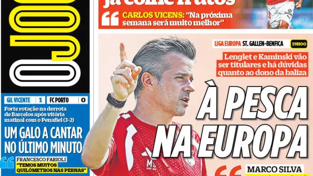 Por cÃ¡: Benfica Ã  pesca na Europa e novo leÃ£o apresentado