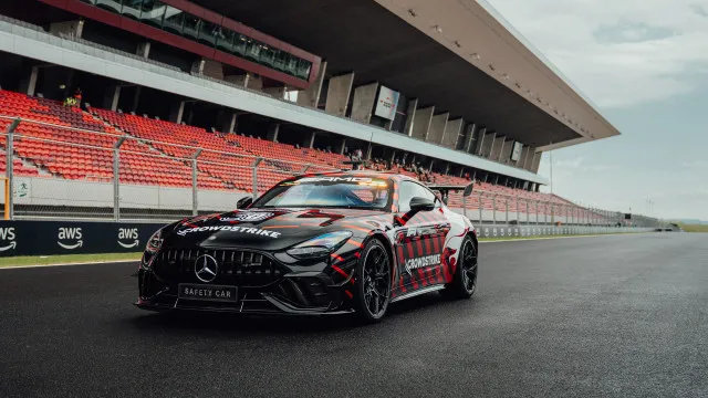 
                    Novo safety car da Fórmula 1 tem 612 cv e estreia tecnologia inédita
                