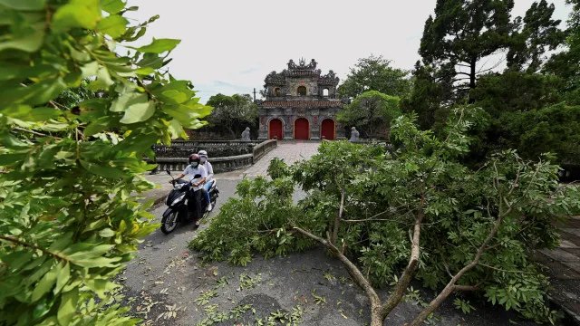 China emite alerta laranja com aproximaÃ§Ã£o da tempestade Noul