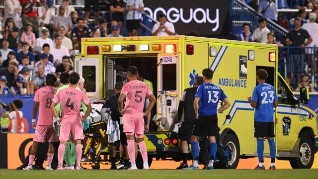 
                    Casemiro, ambulância e drama. Jogo do Inter Miami teve tudo… menos Messi
                