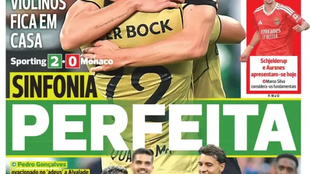 
                    Por cá: Sporting deixa 