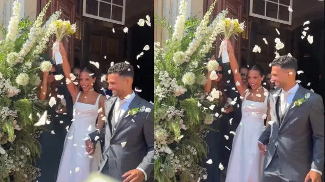 
                    As imagens do casamento de Gonçalo Ramos e Margarida Amaral
                