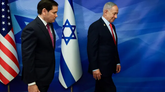 
                    Netanyahu fala com Rubio sobre desmantelar Tribunal Penal Internacional
                