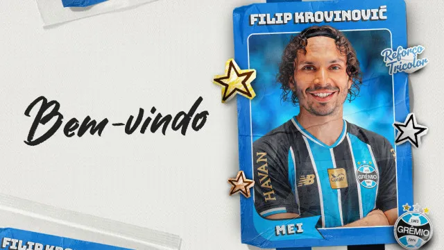Oficial: Ex-Benfica Krovinovic Ã© reforÃ§o para LuÃs Castro no GrÃ©mio