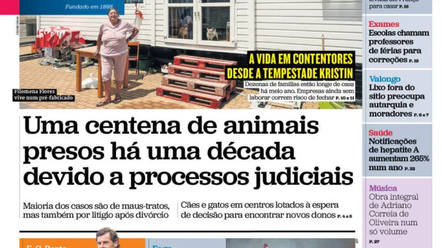 Hoje Ã© notÃcia: Animais presos hÃ¡ uma dÃ©cada; 23 mil milhÃµes bloqueados