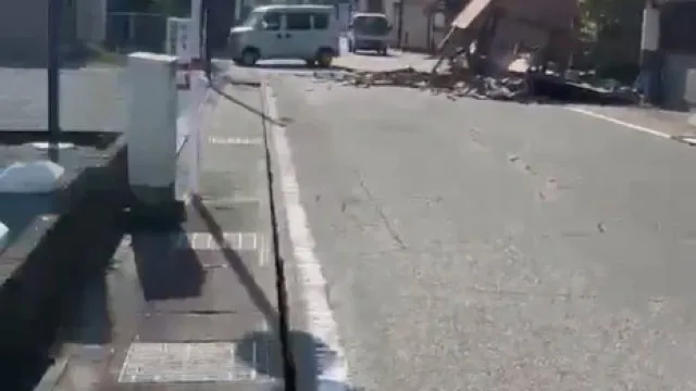 VÃ¡rios feridos e queda de edifÃcios apÃ³s sismo de 7,1 no sul do JapÃ£o