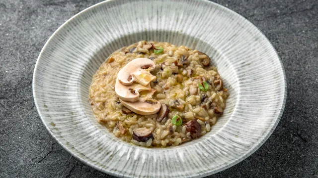 Como fazer um risoto de camarÃ£o e cogumelos na Bimby em 30 minutos