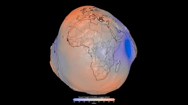 
                    Modelo 3D mostra o verdadeiro formato da Terra. Está irreconhecível
                