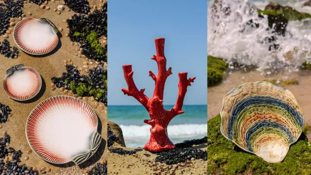 
                    Ostras e Vieiras: A nova coleção da Bordallo Pinheiro tem sabor a mar 
                