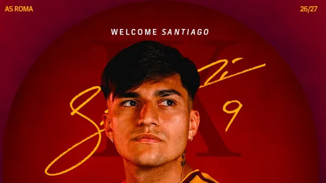 
                    Oficial: Santiago Castro reforça a AS Roma
                