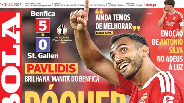 
                    Por cá: Pavlishow em noite de União Europeia
                