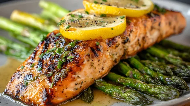 
                    Este salmão com espargos fica pronto em 15 minutos na air fryer
                