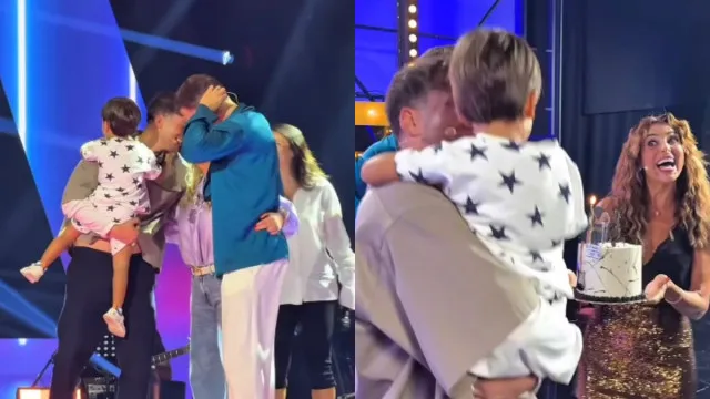 David Carreira surpreendido pela famÃlia nos bastidores do "The Voice"