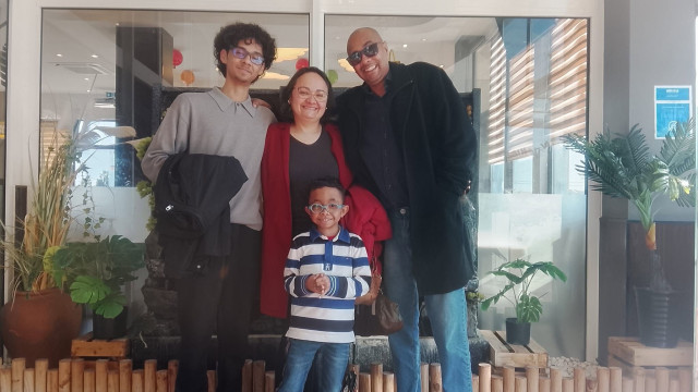 Família de Kauê veio pela 