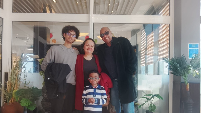 Família de Kauê veio pela