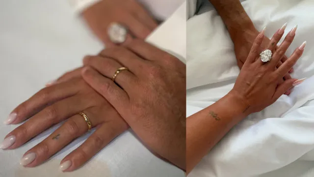 
                    Como usar anel de noivado e aliança juntos? Georgina Rodríguez fez bem?
                
