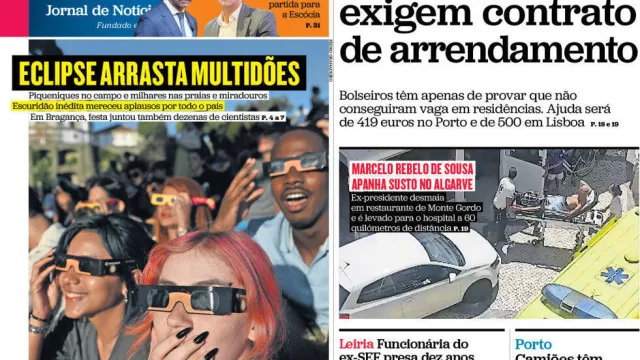 
                    Hoje é notícia: Presa por legalizar imigrantes; Urgências? 7h de espera
                