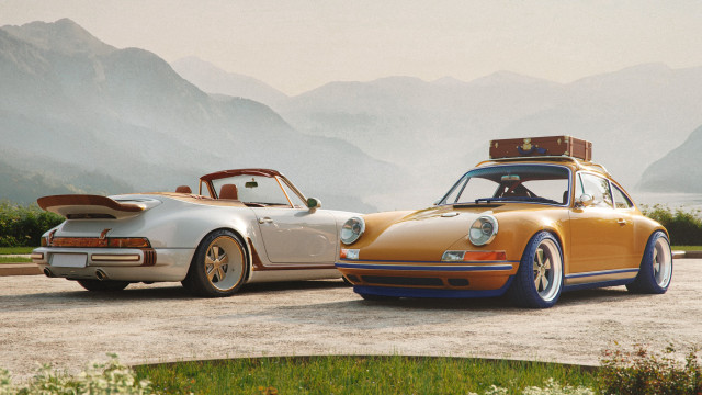 Louis Vuitton e Singer tornaram estes Porsche 911 mais exclusivos