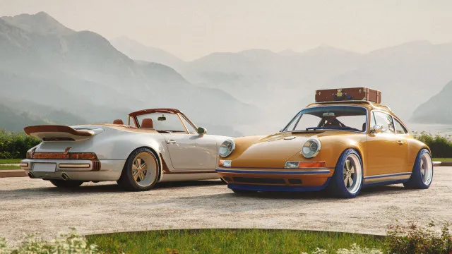 Louis Vuitton e Singer tornaram estes Porsche 911 mais exclusivos